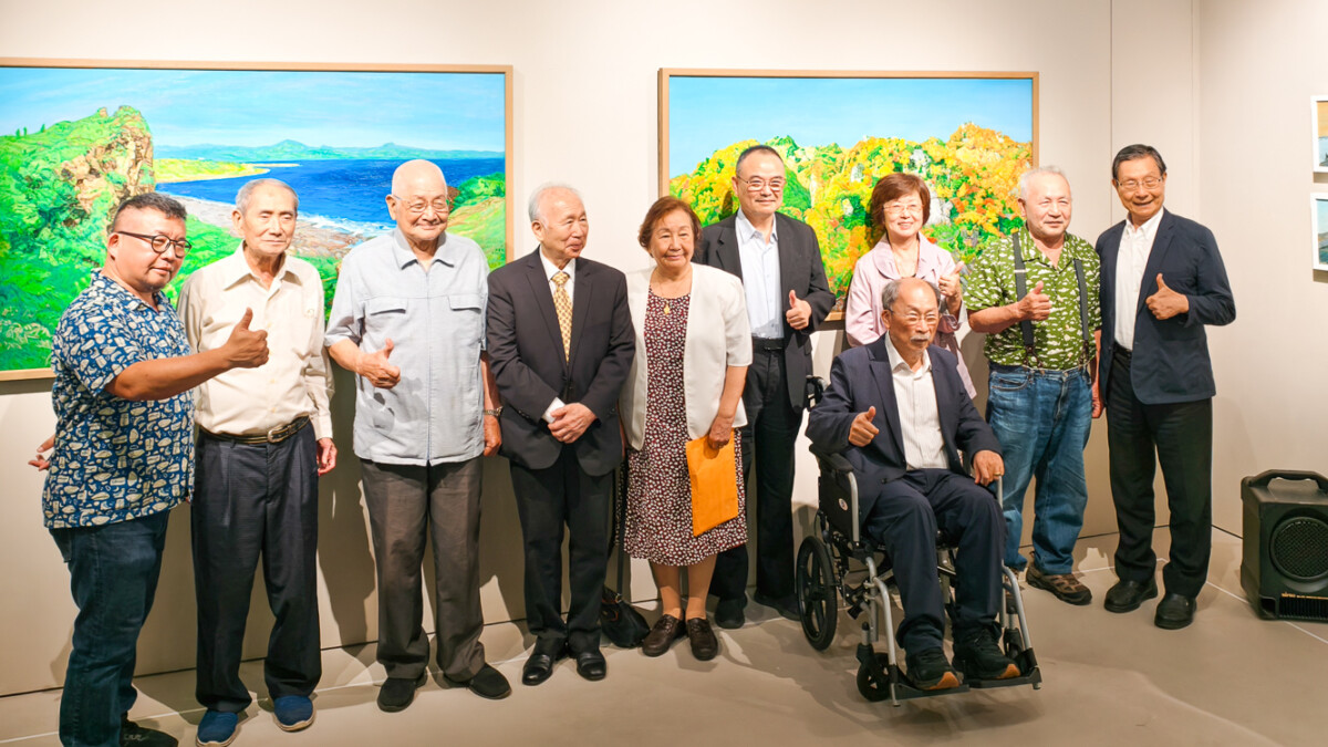 ▲「心境澄明」黃朝謨畫展，值得你來細細品味。（圖/記者黃淑貞攝）