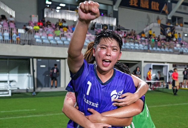 女武神隊長楊雅涵。(影像由副領導陳齊祥提供)。