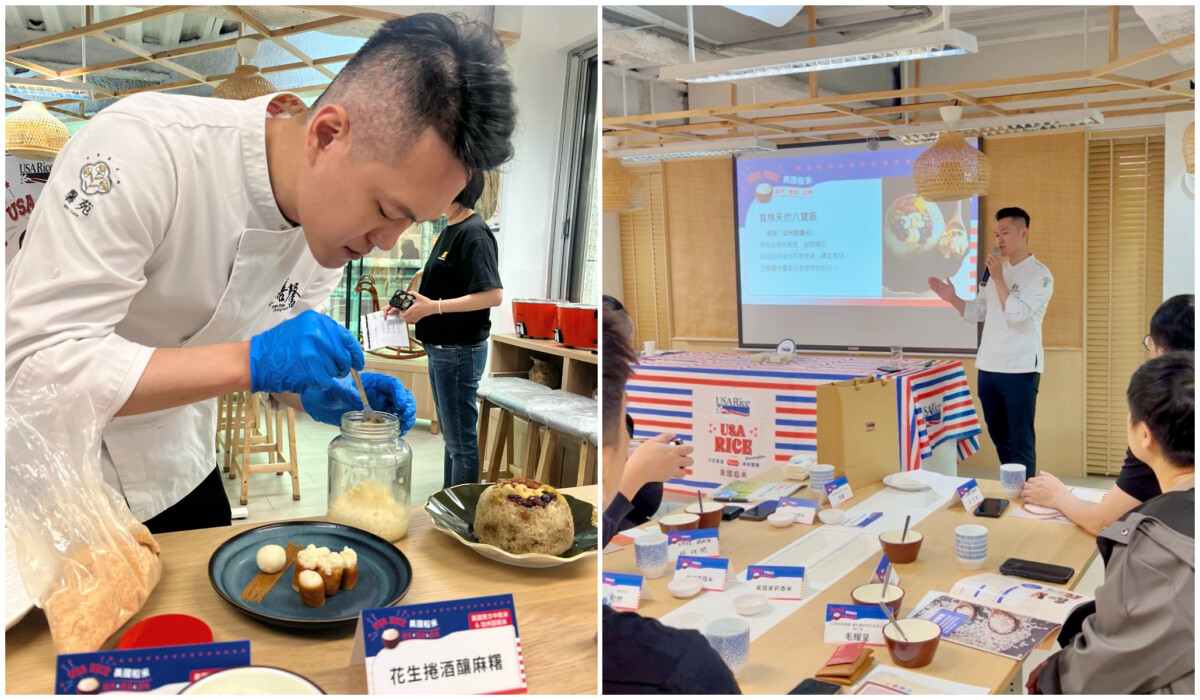 膳馨餐飲集團技術副總張宸瑋分享創作理念
