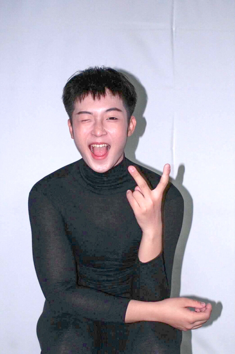 ▲來自屏東縣枋寮高中(國中部)的舞蹈科盧俊傑同學，堅持信念，苦盡甘來，同時上榜國立台灣藝術大學、國立體育運動大學、臺北市立大學。（圖/中華藝校提供）