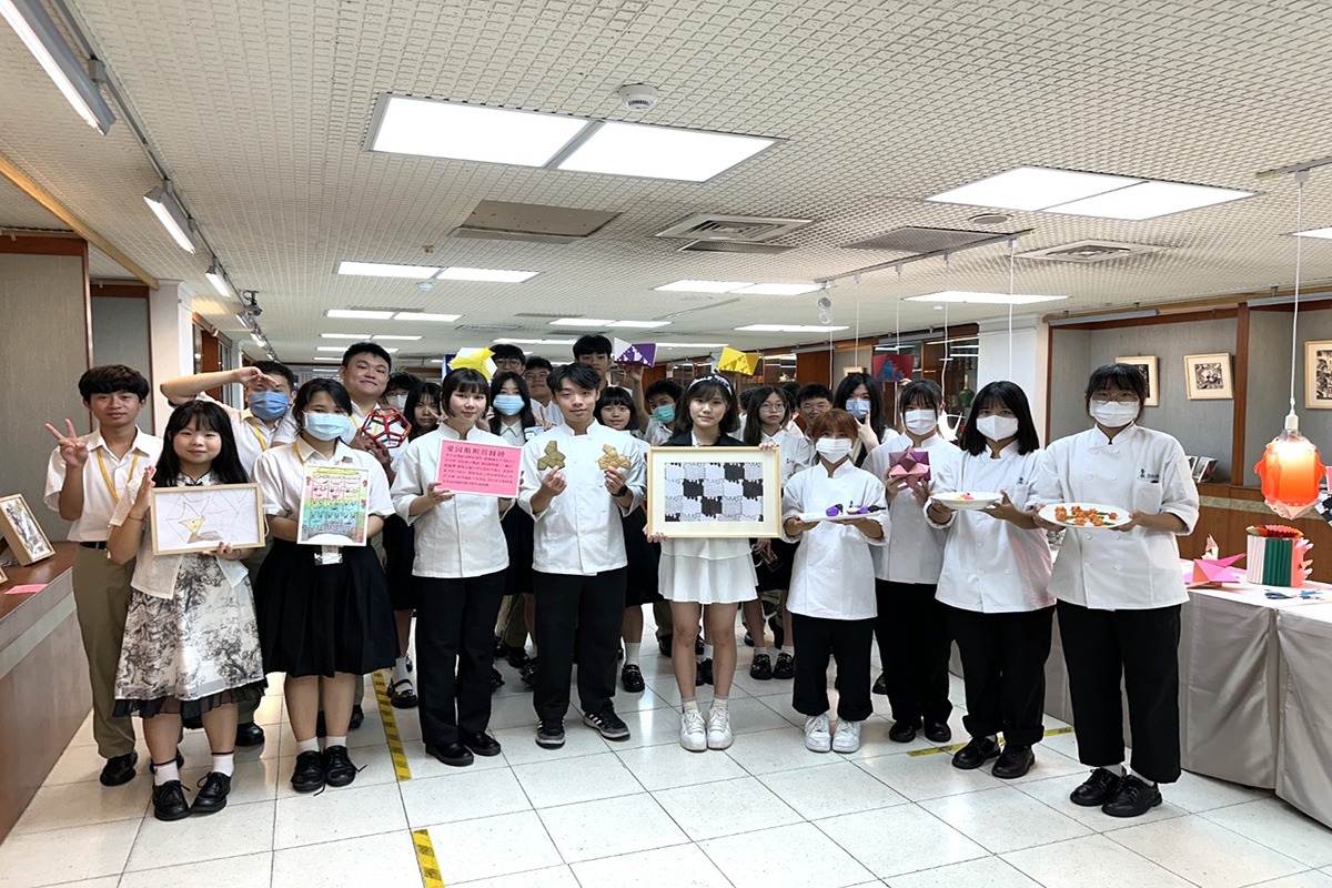 ▲中山工商展現美感教育成果（圖/中山工商提供）