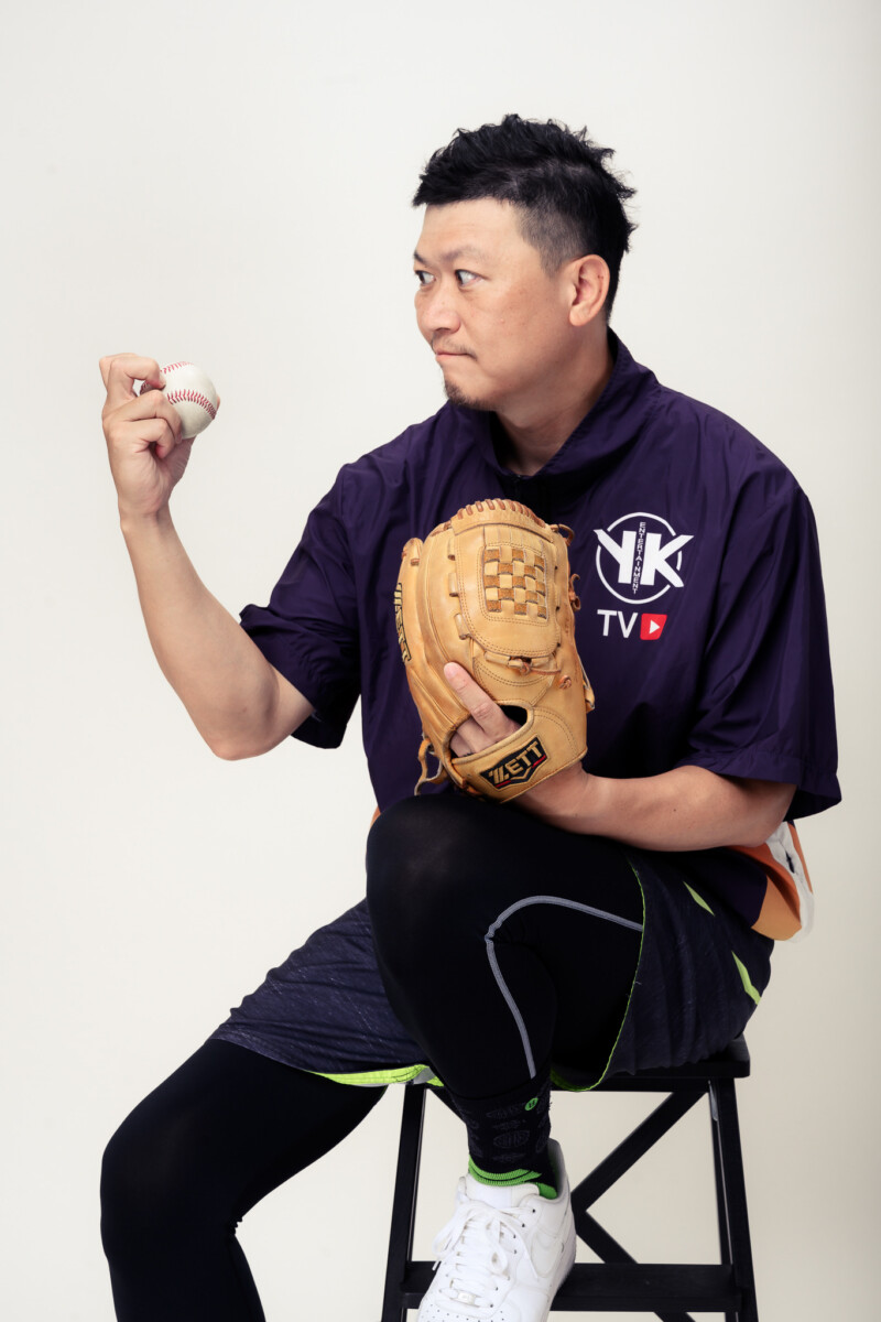 野球TV創辦人國弘表示 : 棒球與自媒體創作結合可以創造出更多的視覺感動。(影像由野球TV提供)。