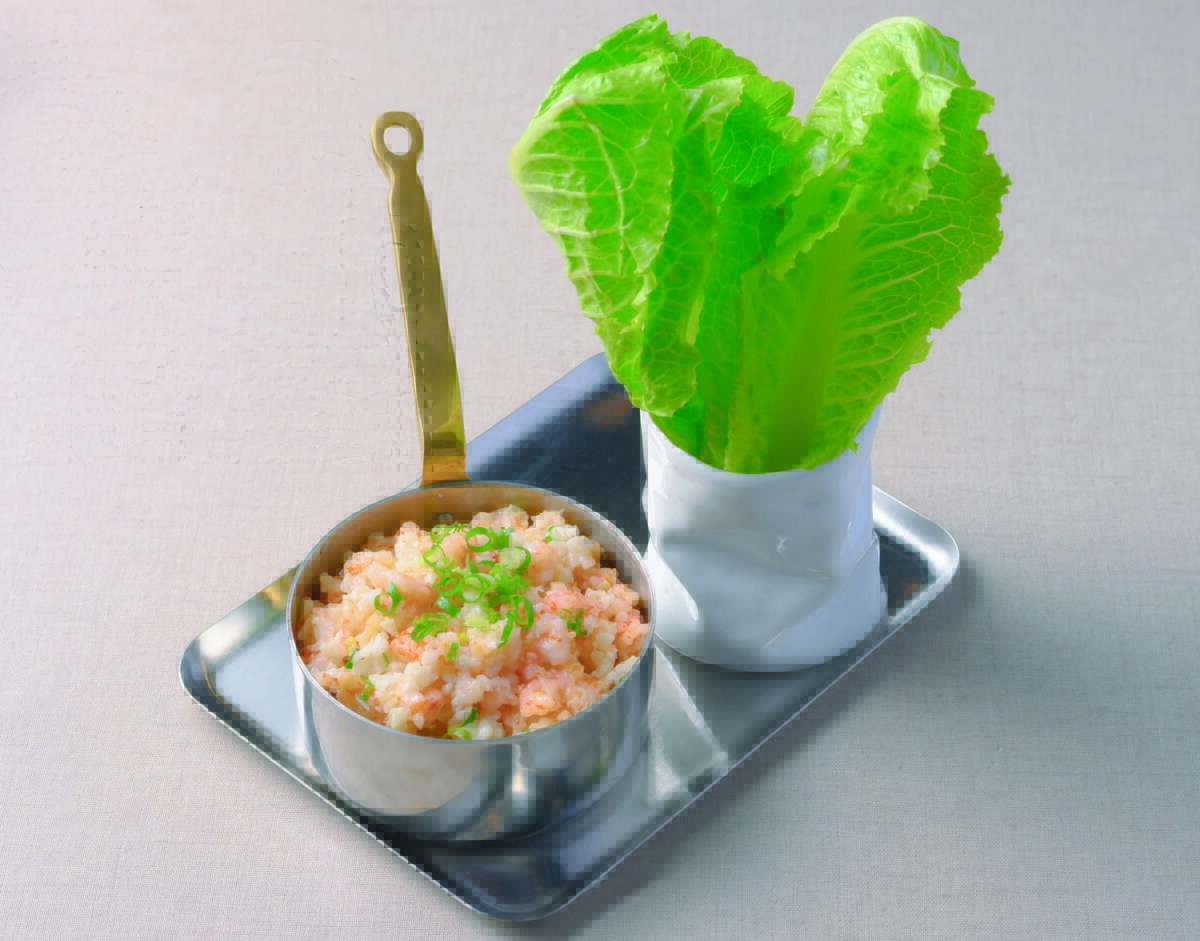 生菜乾杯蝦鬆