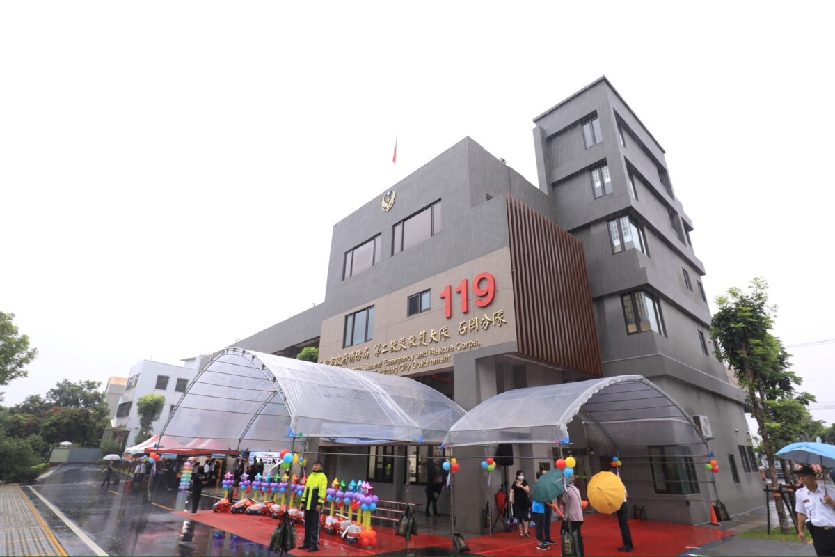 ▲石岡分隊全新廳舍落成啟用，打造性別友善環境。(圖/中市府提供)