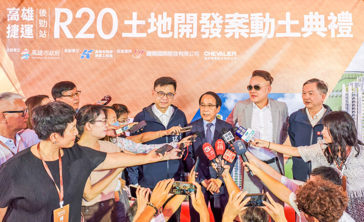 ▲高雄市副市長林欽榮認為，R20動土也代表軌道建設在高雄正是「最夯」時刻。（圖/記者黃淑貞攝）