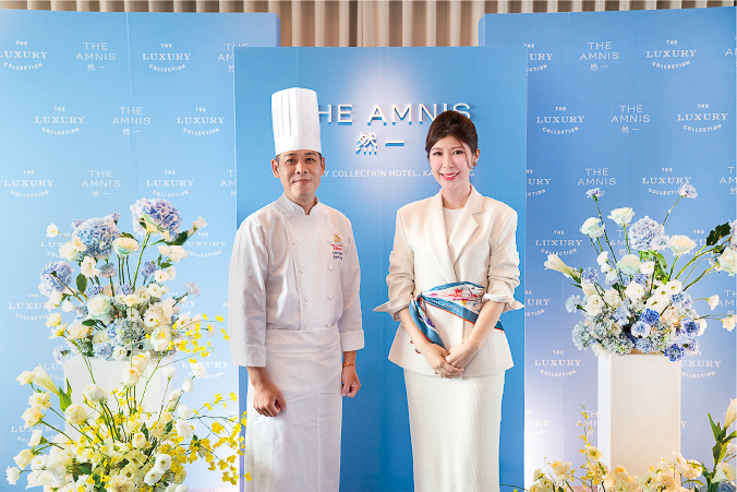 ▲從在地到國際 THE AMNIS然一酒店打造高雄獨一無二的早午餐篇章（右：THE AMNIS然一酒店總經理賈璧羽，左：廚藝總監張益祥）。（圖/然一酒店提供）