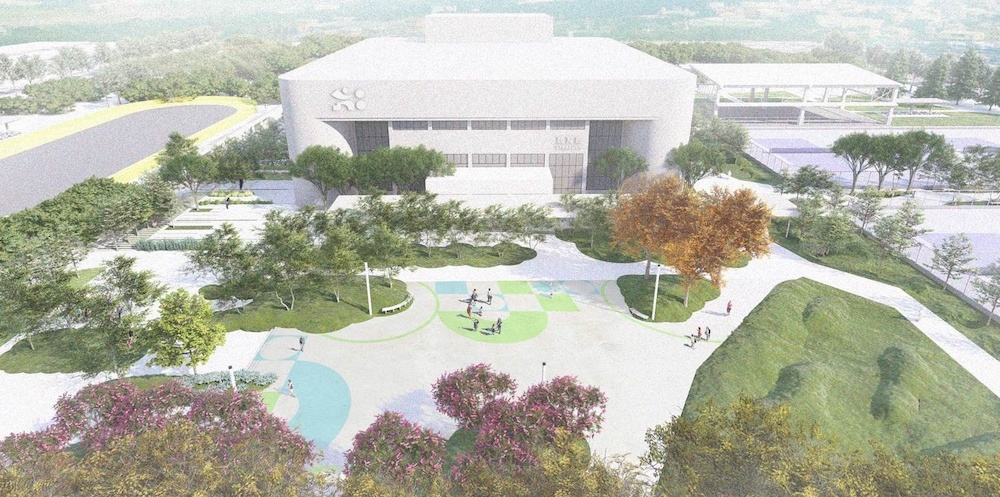  港坪公園結合城市美學，啟動再造計畫。（圖/嘉義市政府提供）