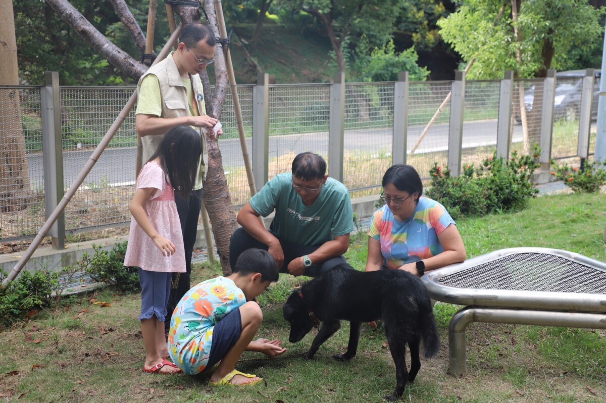 ▲中市動物保護防疫處於動物之家后里園區辦理浪愛有家關懷動物講座《與動物相愛的練習︱狗狗的家人時光遊戲課》。(圖/中市府提供)