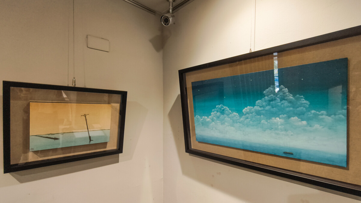 ▲藝術家姚思妤「在離這很遠的地方」創作個展，值得你來慢慢品味。（圖/記者黃淑貞攝）