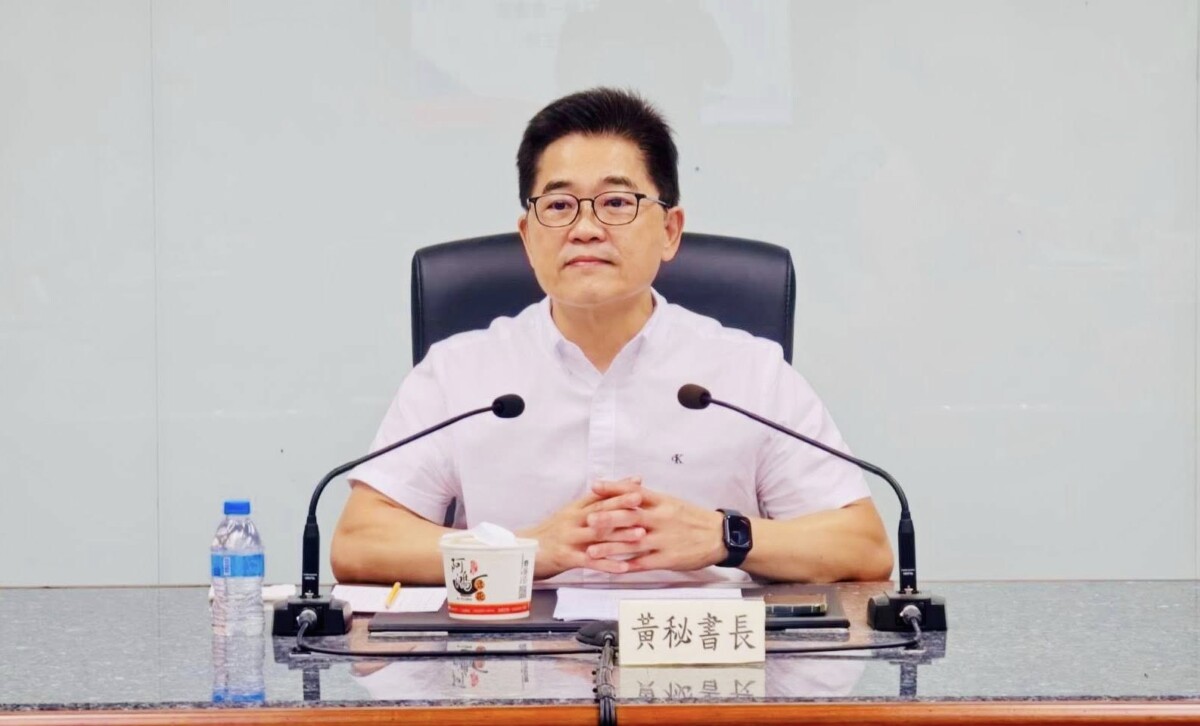 ▲國民黨秘書長黄健庭（圖 取自/黄健庭臉書）