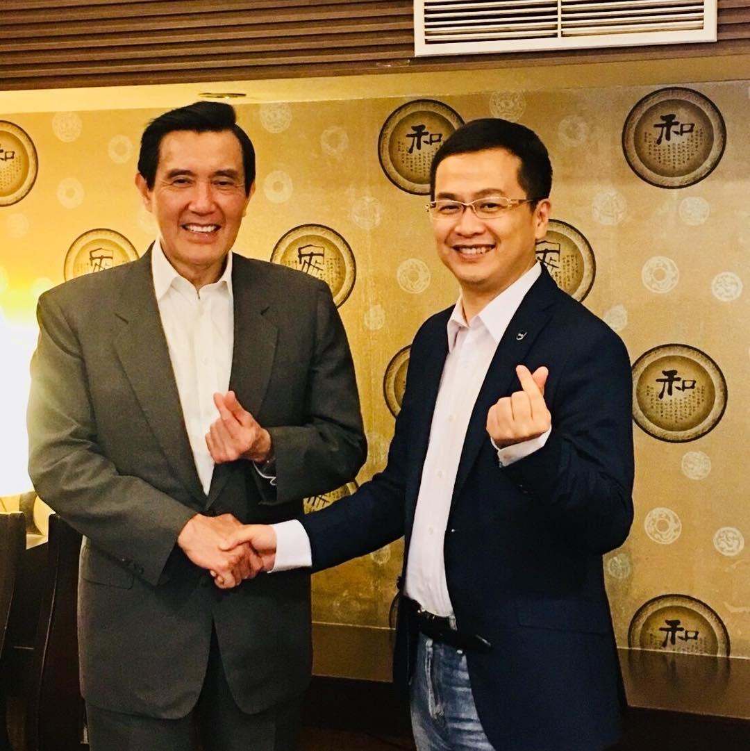 ▲馬英九認為黨主席職位應該支持現任立委羅智強（翻攝 羅智強/粉專）