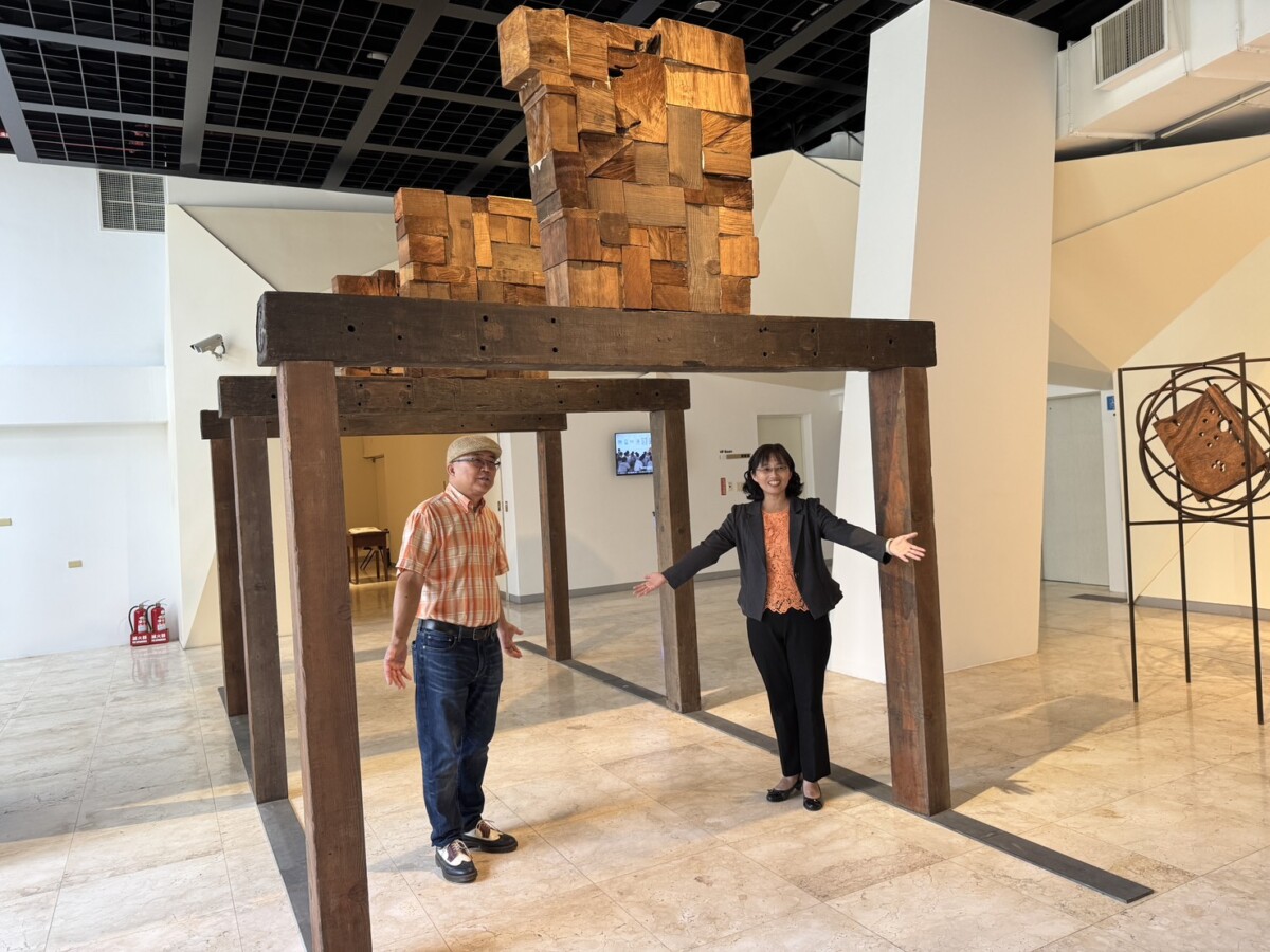 Sq09045 9雕塑博士賴永興回鄉首辦個展