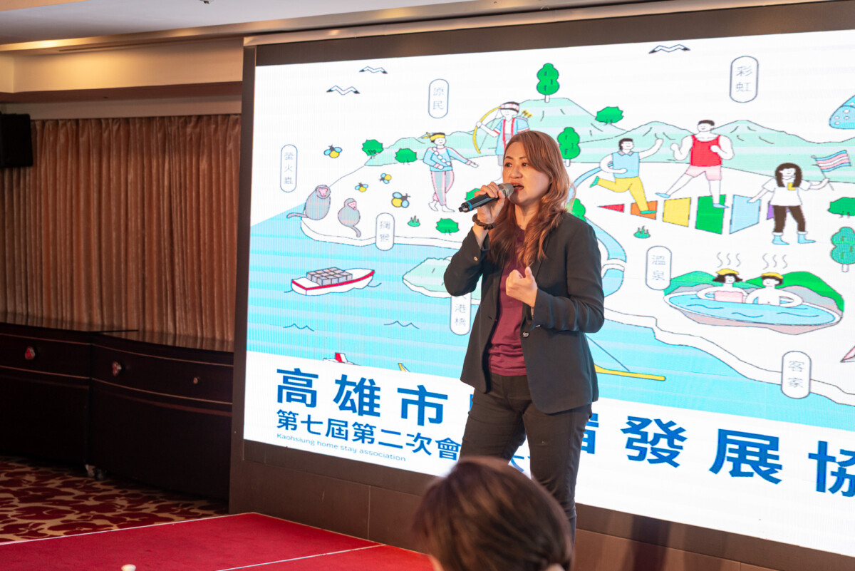 高市觀光局高閔琳局長致詞(圖/高雄民宿協會提供)