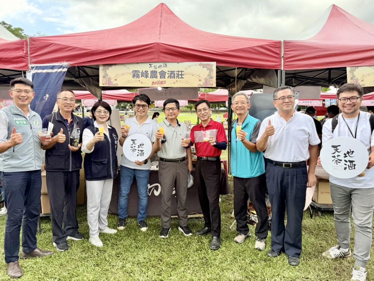 ▲活動結合「阿罩霧玩爵聚落」，以市集推廣地酒文化及在地特色店家。(圖/記者顏淑娟攝)