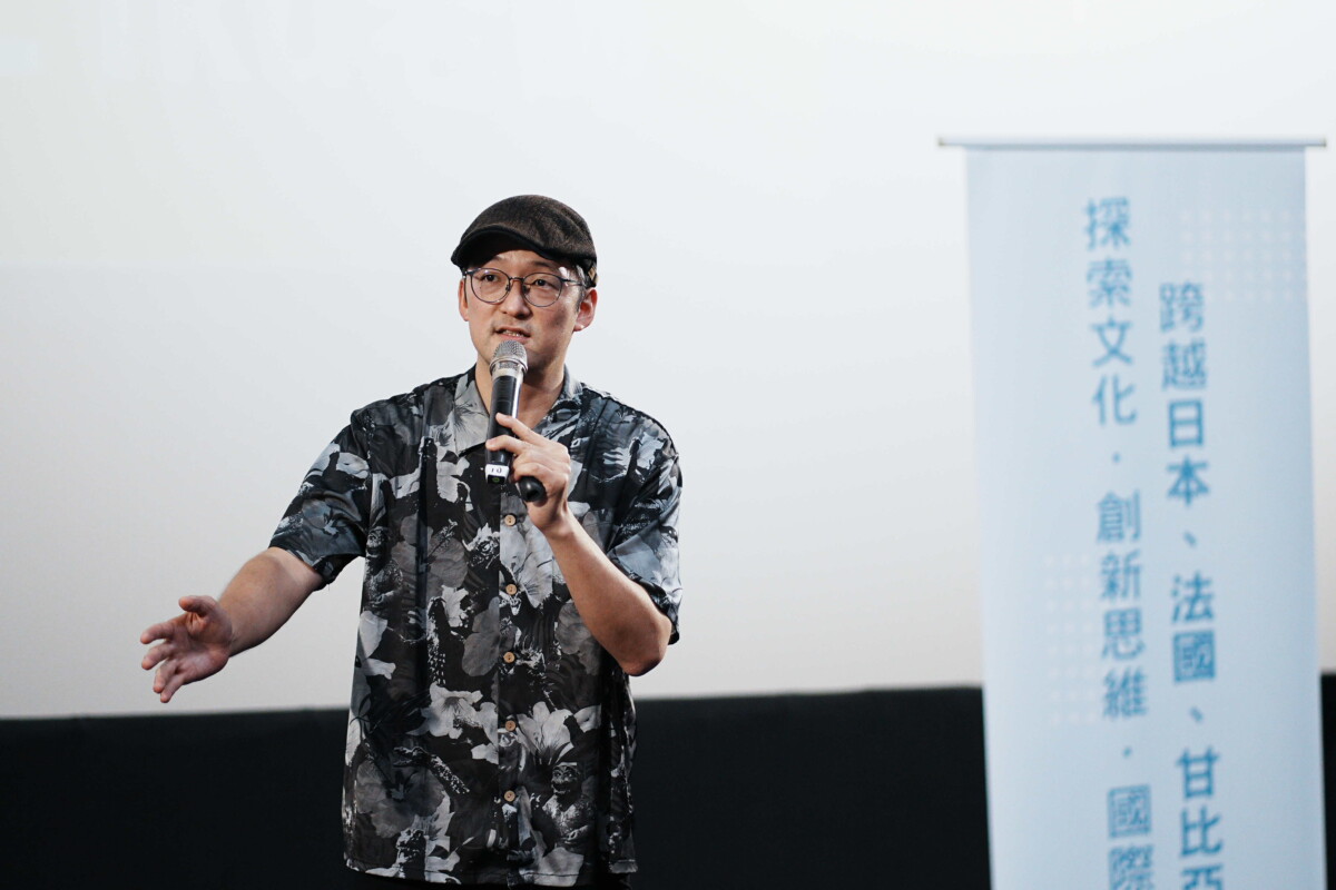 ▲來自日本的 YouTuber IKU 老師（佐藤生）分享日本職場文化與國際禮儀，提醒青年在跨國交流中留意細節、展現專業。（記者 陳維鈞 翻攝）