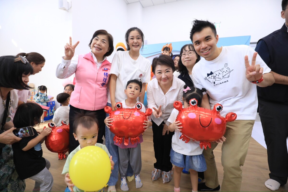 ▲台中市清水國民暨兒童運動中心及親子館開幕典禮。(圖/記者顏淑娟翻攝)