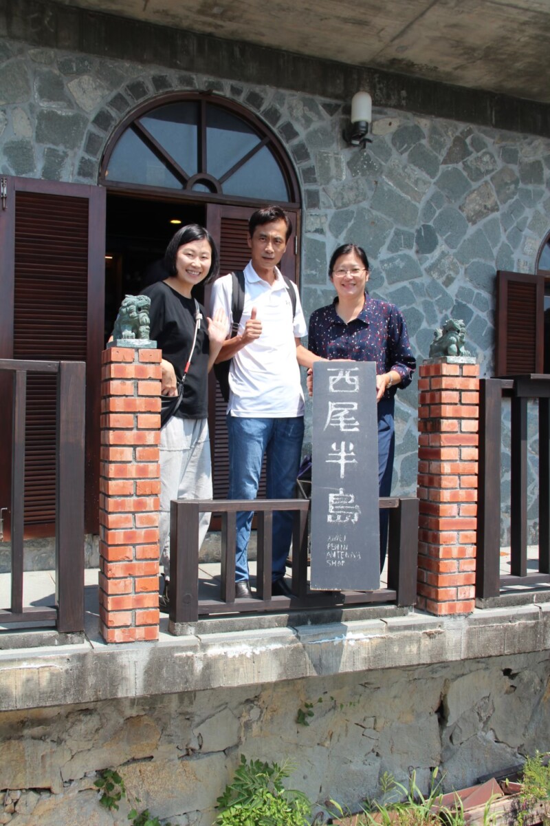 創生輔導團走訪馬祖，陳歐泉副處長(中)、專案經理黃采蓮(右一)。(圖/維晟展業提供)