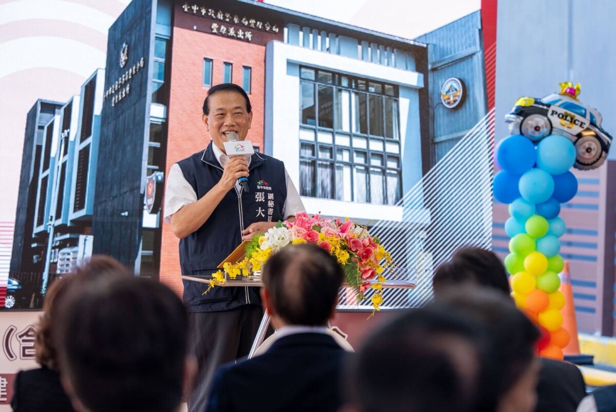 ▲中市府副秘書長張大春表示，改善辦公環境是市府的責任，期望能為警察同仁提供更安全舒適的工作場所。(圖/中市府提供)