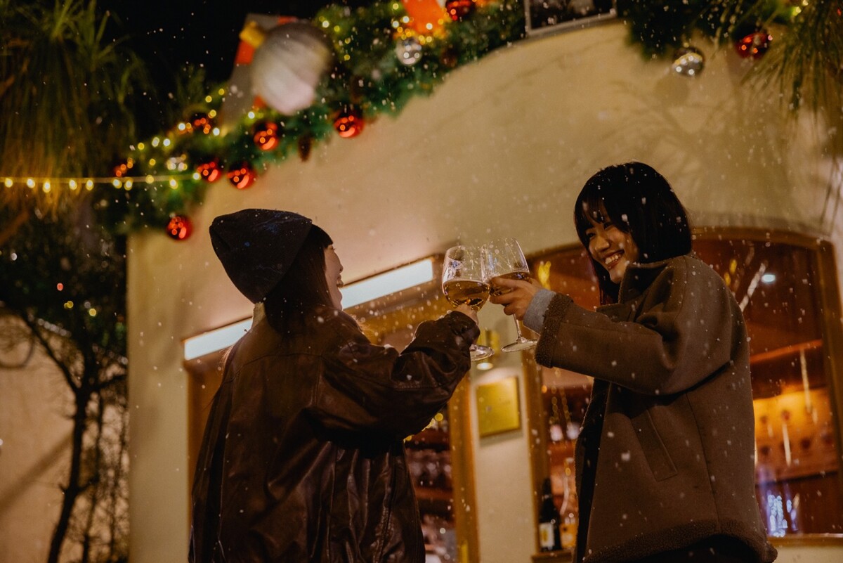 ▲PARK2「聖誕小屋聚落」打造異國感濃厚的氛圍。(圖/勤美集團提供)