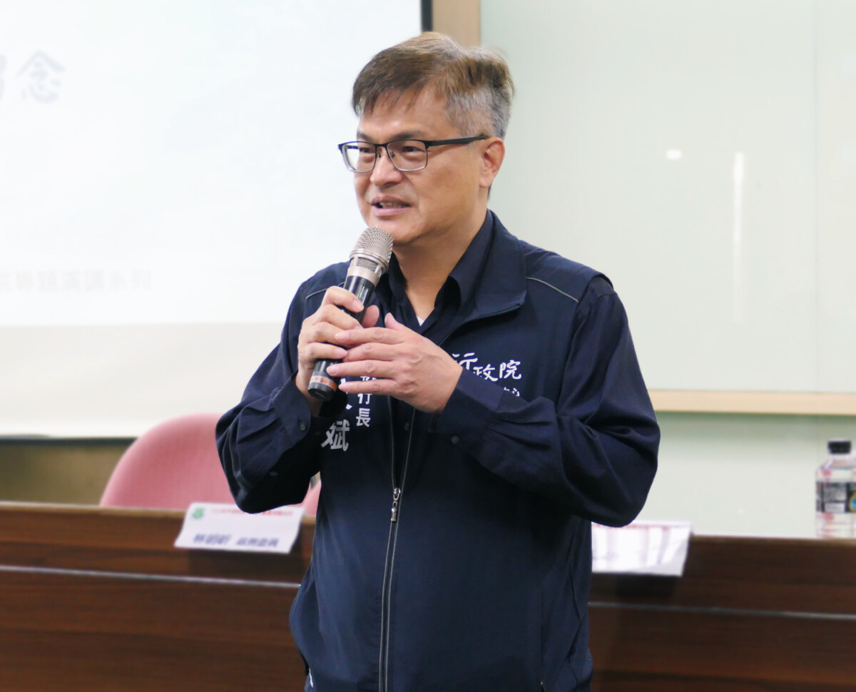 圖說：謝文斌副執行長期盼，透過講座提升學子對公共政策運作的理解與視野。