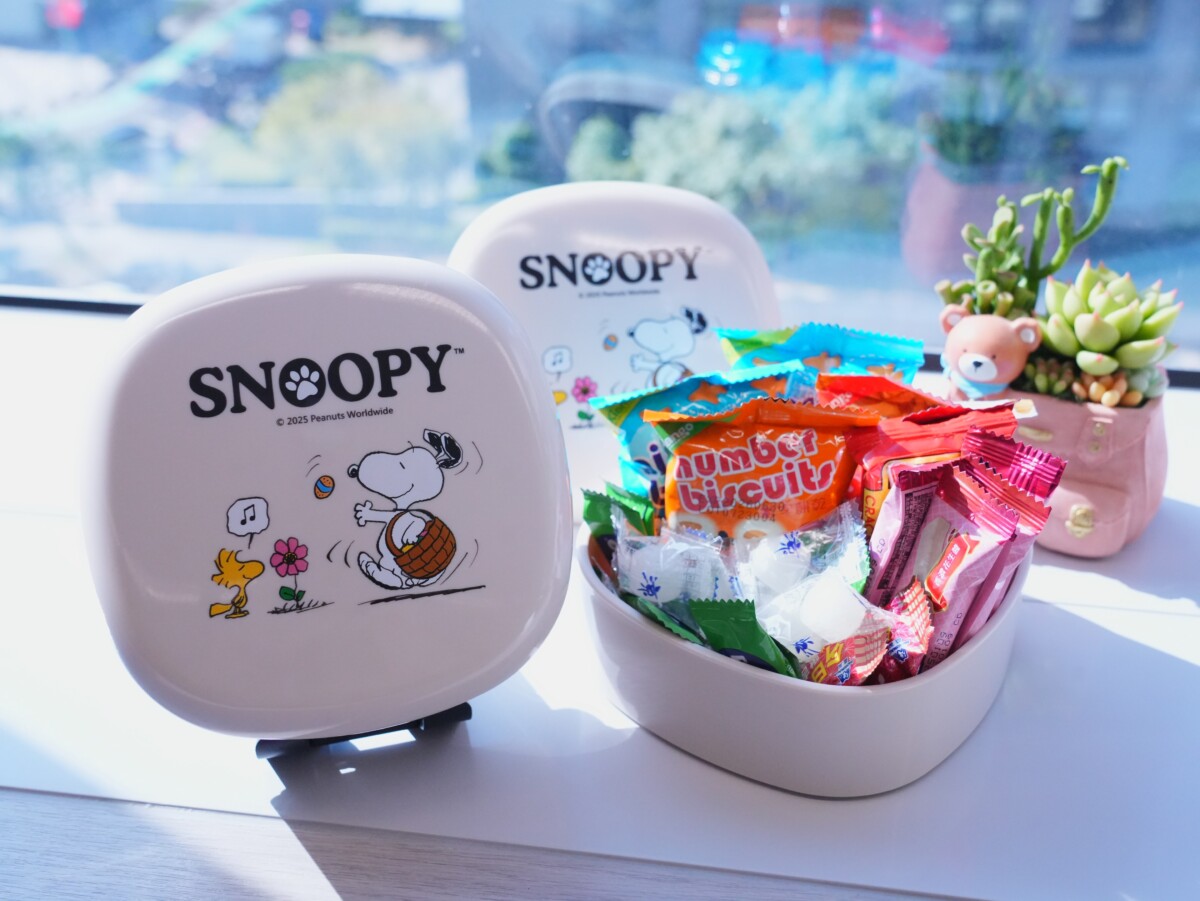 ▲SNOOPY史努比單層置物盒，兼具可愛外型與實用功能。(圖/中市府提供)