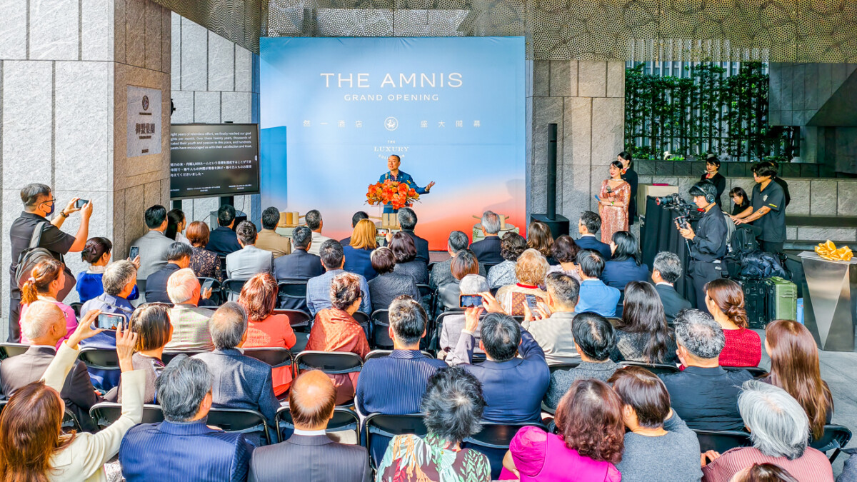▲THE AMNIS然一酒店不只是新酒店開幕，更是城市邁向國際化過程中的重要里程碑。（圖/記者黃淑貞攝）