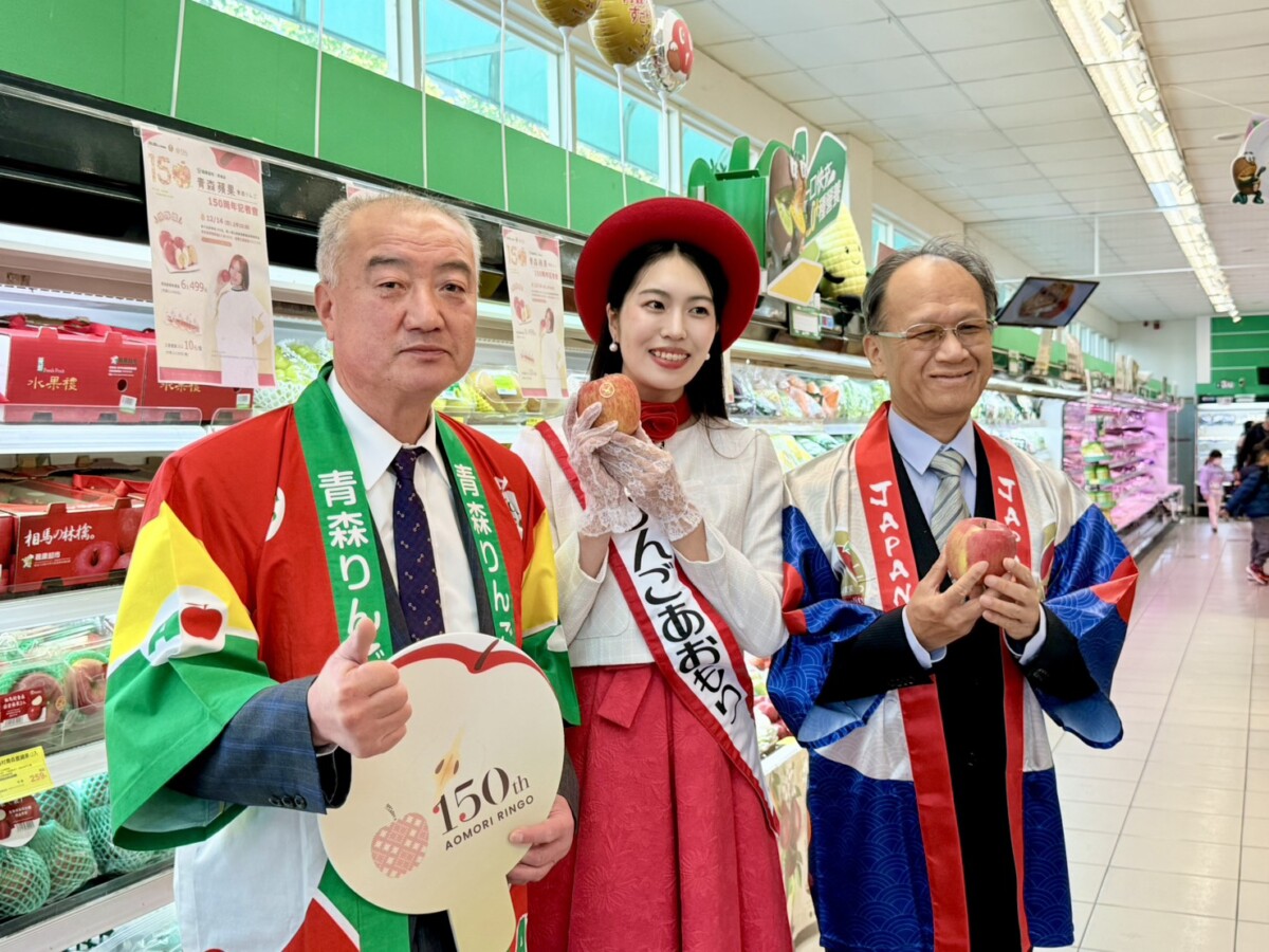 ▲青森縣是日本蘋果最大產地，秋冬正最好吃的季節。(圖/記者顏淑娟攝)