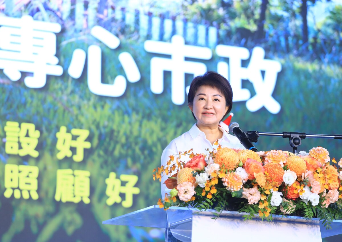 ▲市長盧秀燕說「以市政為唯一，全力以赴，而且說到做到！」。(圖/記者顏淑娟翻攝)