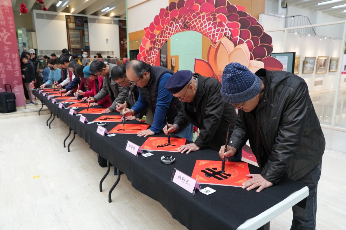 ▲葫蘆墩文化中心1月24日將舉辧2026「駿馬賀歲」新春揮毫活動。資料照。(圖/中市府提供)