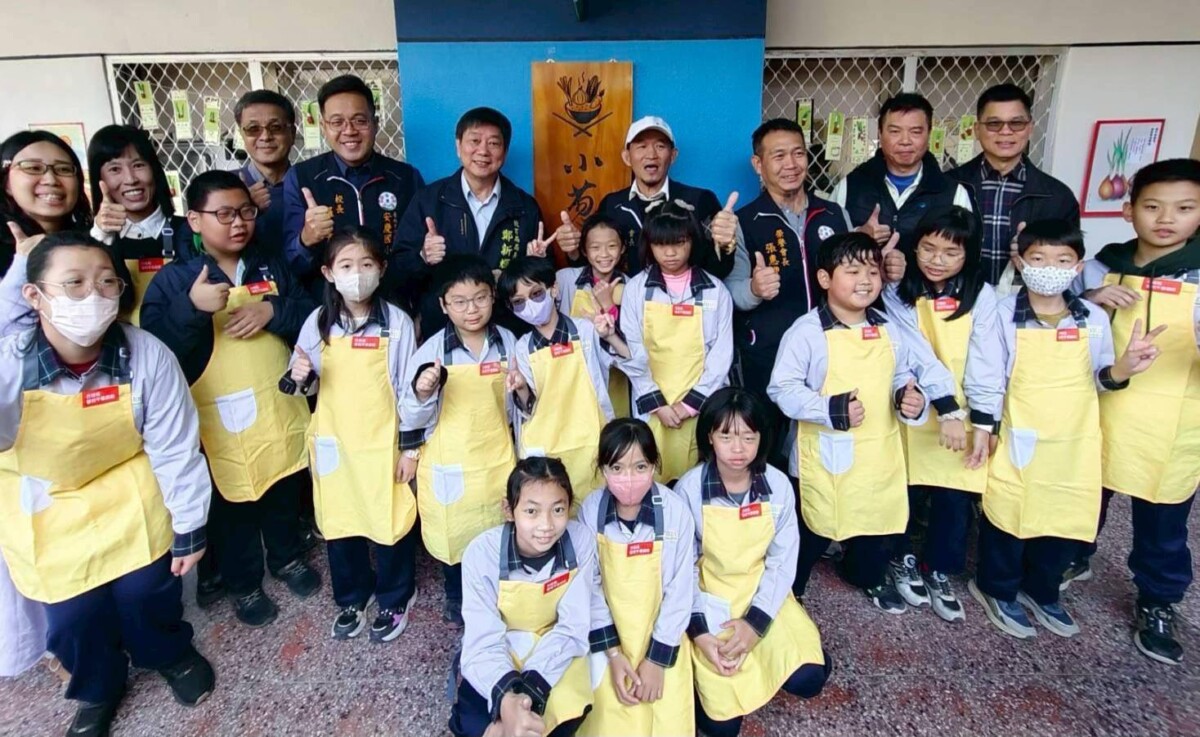 ▲南市安慶國小「小蔥房」食農教育教室揭牌，提供食農教育新場域。（圖／記者陳彥霖翻攝）