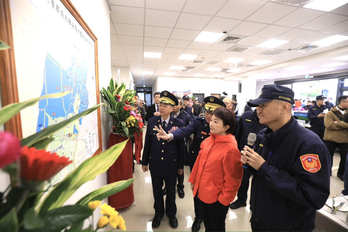 ▲強化轄區治安、交通及為民服務，大雅六寶派出所落成啟用。(圖/中市府提供)