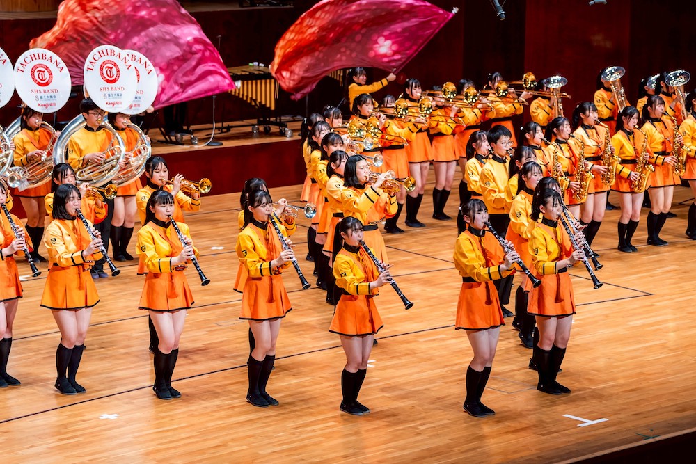 為感謝台灣在15年前的日本311大地震溫暖援助，有「橘色惡魔」之稱的日本京都橘高校吹奏樂部，將在3月10日晚間6點的2026台灣燈會「光躍台灣・點亮嘉義」重現橘色魅力。（圖/嘉義縣政府提供）
