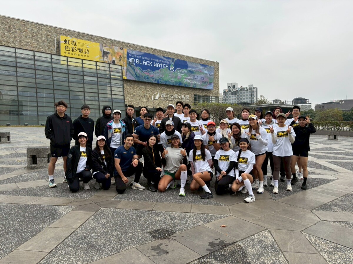 台中場於國立台灣美術館集結29位跑者，以「咖啡廳 X 音樂 X Hyrox 挑戰」打造更具生活感的運動體驗(圖/健身工廠提供)