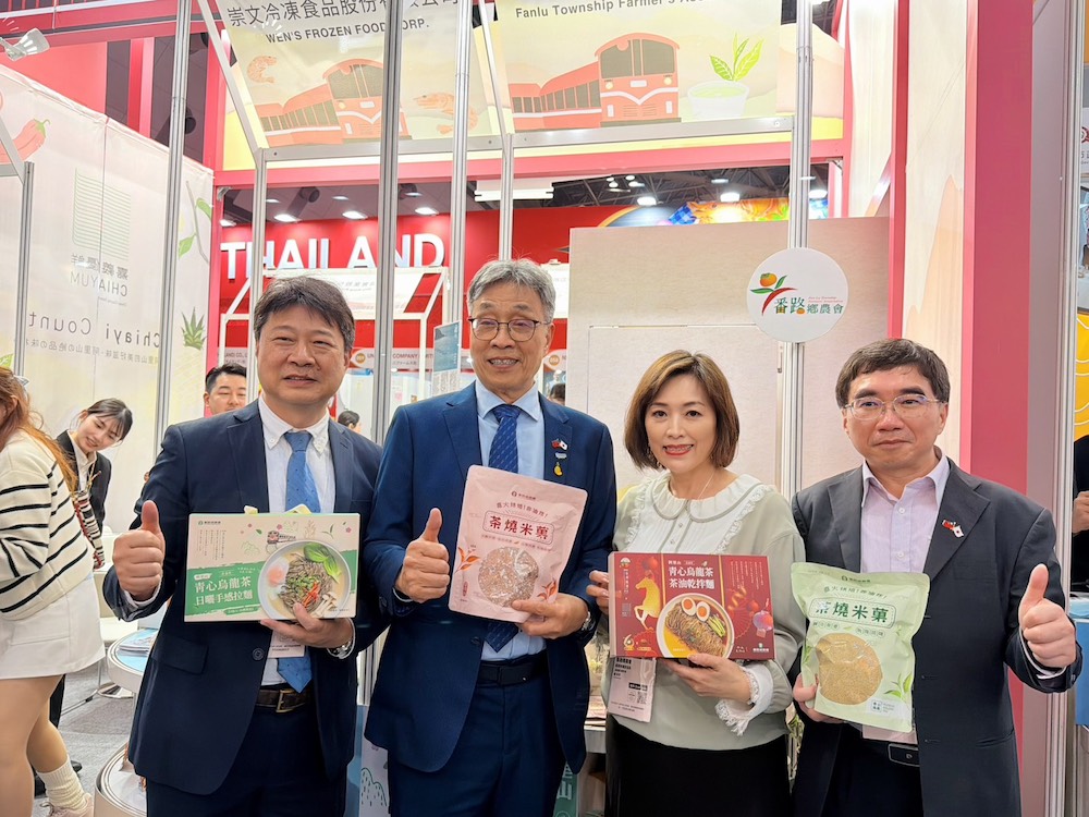 嘉義縣番路鄉農會配合嘉義縣政府，將優質農特產品再度前往日本參加東京國際食品展（FOODEX JAPAN），吸引不少國際買家與食品通路業者洽詢合作。（圖/番路農會提供）