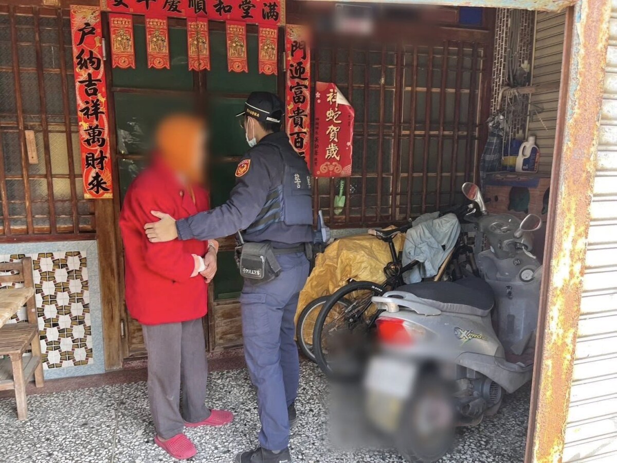寒流將至老婦迷途　臺西警即刻暖心護返家