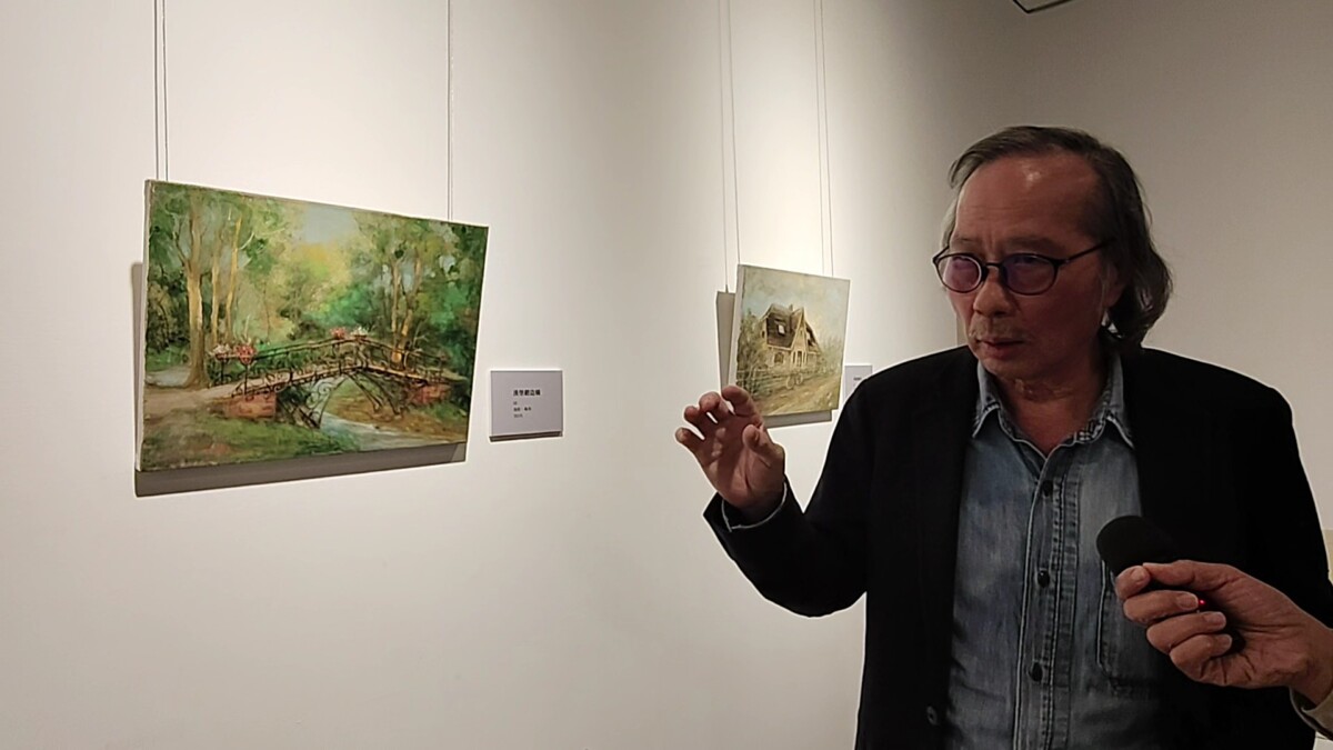 藝術家游進賢油畫創作展　寫生路上捕捉永恆美景