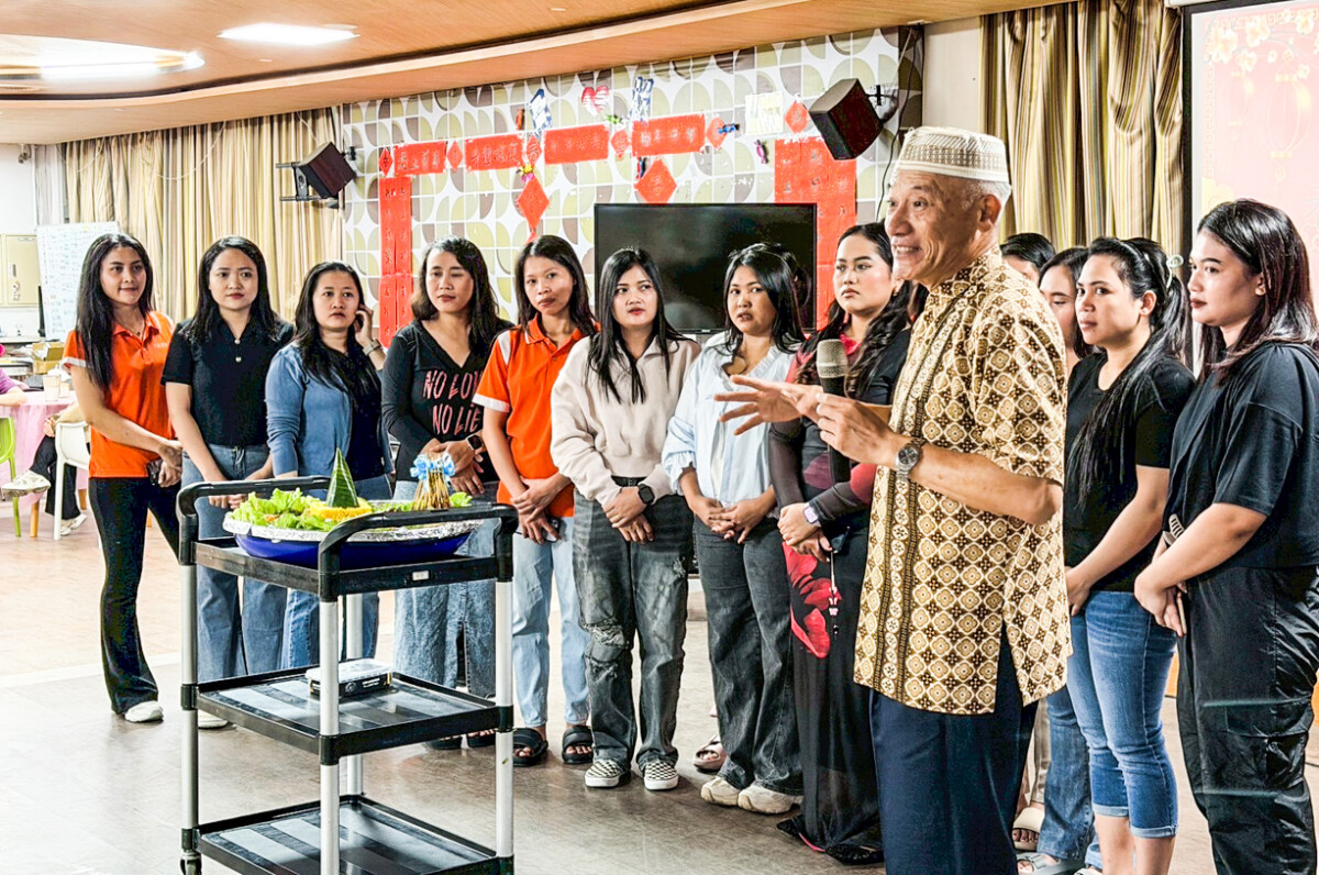 ▲為感謝長期照顧台灣長輩的印尼籍照服員付出，和春護理之家昨天舉辦開齋節活動，共同展現對多元文化的尊重與對外籍移工的關懷。（圖/和春護理之家提供）