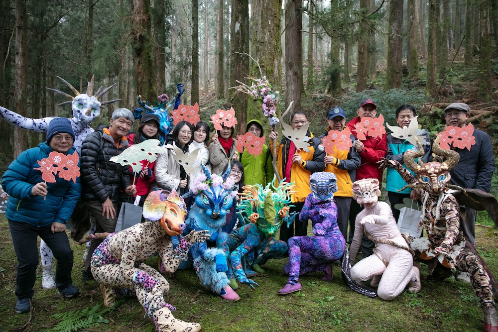 林業及自然保育署嘉義分署與阿里山林業鐵路及文化資產管理處擕手啟動2026年阿里山花季-「春，櫻與音的對話」。（圖/嘉義分署提供）