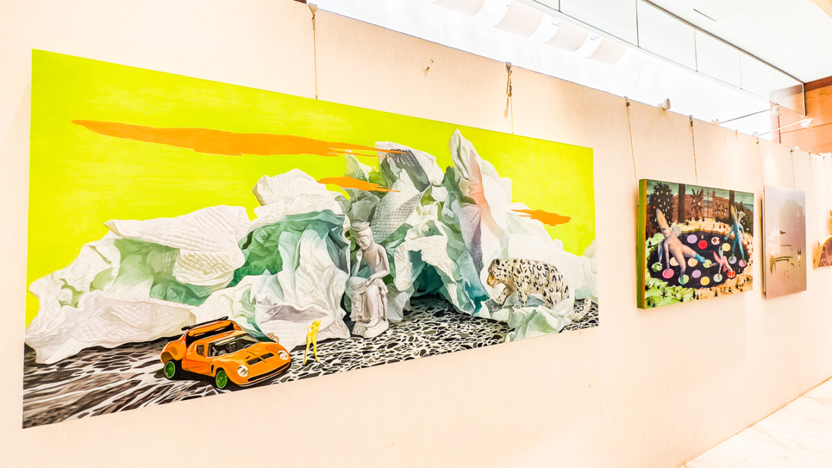 ▲高雄藝術博覽會特邀2023年至今台灣各大美術獎得主,展期3. 20 - 3.23,民眾可要把握機會。(圖/記者黃淑貞攝)