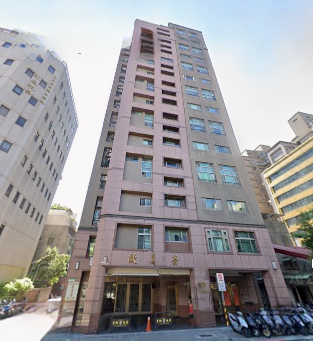 經本新聞社記者實地查證，該名女直播主張可寧實際居住地應為台北市中山區華夏套房，至於是租賃的或是自購也是充滿著問號？(影像自Google地圖網頁)。
