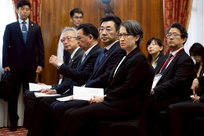 蕭美琴出席大屠殺紀念日　籲守護民主防暴政重演