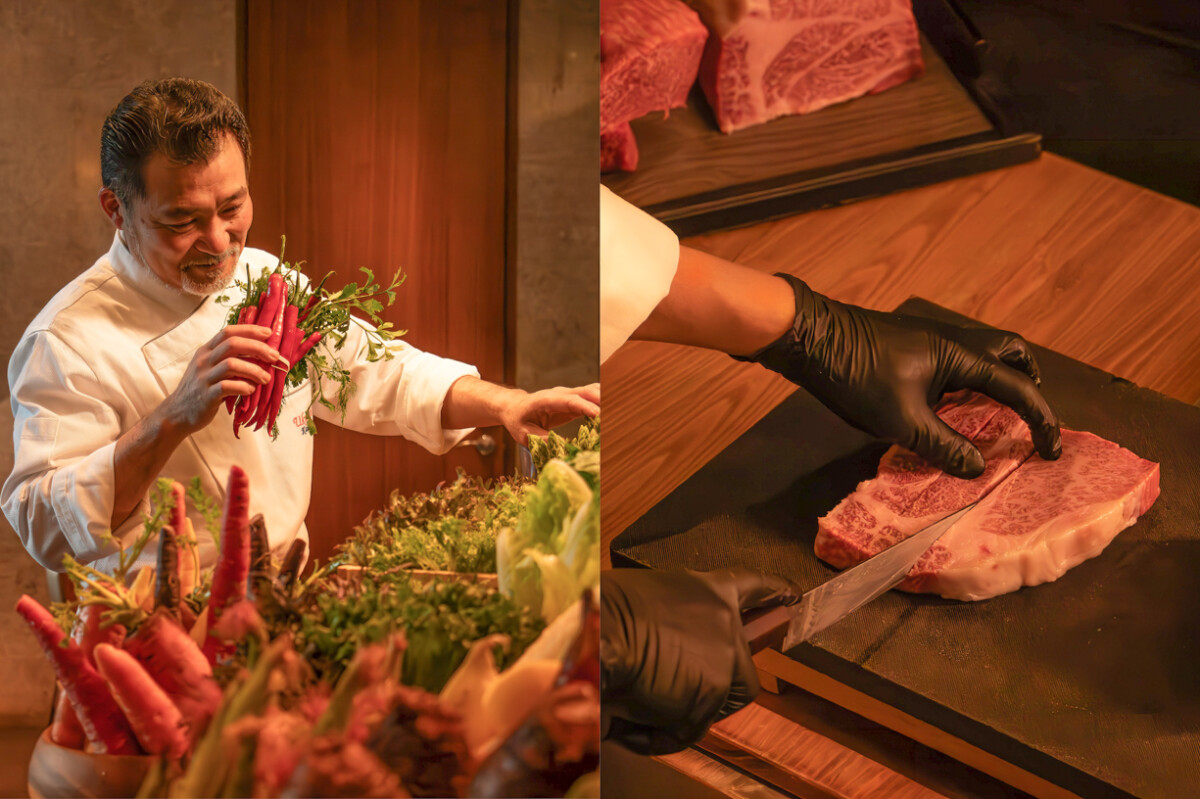 ▲《LE HAMBOURG》限時餐會的創作中，在保有肉質純粹風味的同時，搭配台灣當季蔬菜。（圖/THE AMNIS然一酒店提供）