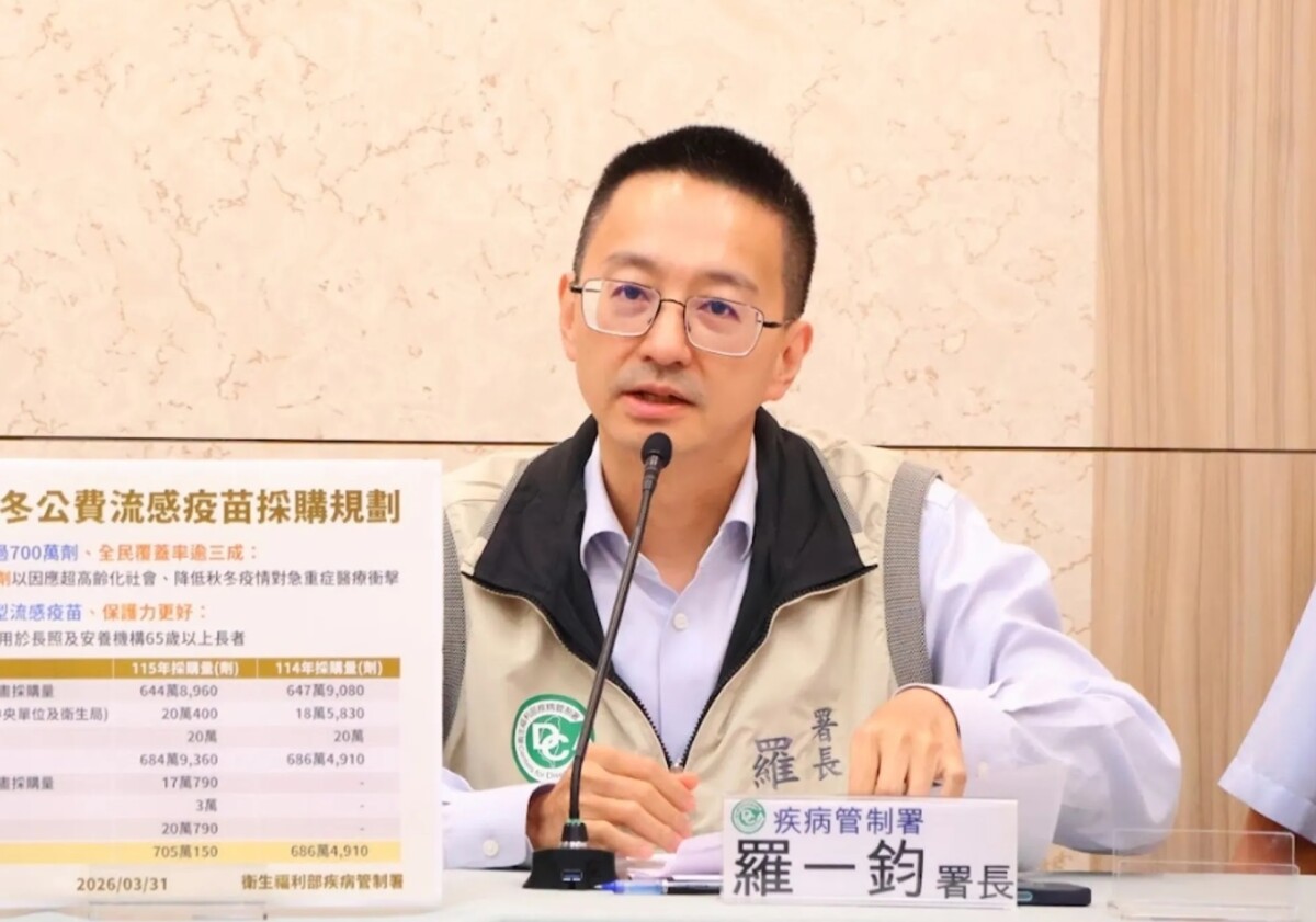 台灣首例本土H7新型流感確診　中部70多歲男性感染禽源