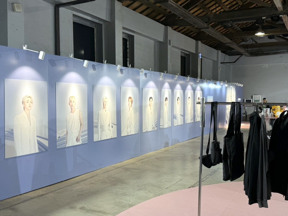 快閃店內的成員牆。（圖／陳維鈞 攝影）