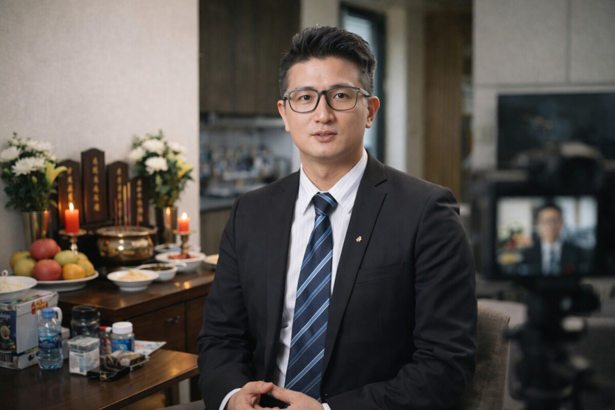 ▲《祖先牌位大小事》代理人吳宥忠指出，很多家庭放棄的不是祖先，而是那套只剩壓力、卻難以理解的祭拜做法。