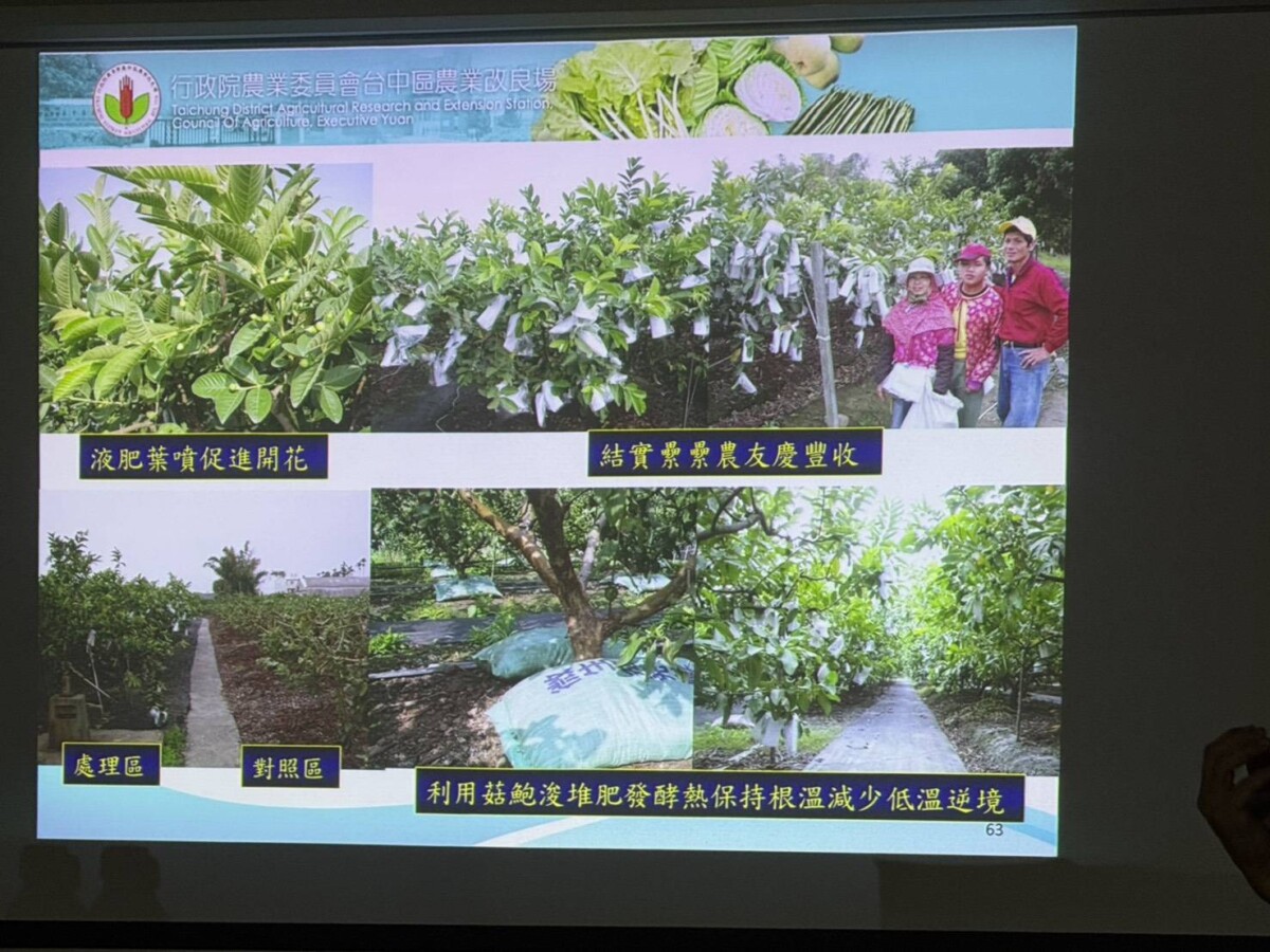 ▲透過專業分享與現場互動,協助農民提升栽培管理觀念與技術。(圖/記者顏淑娟翻攝)