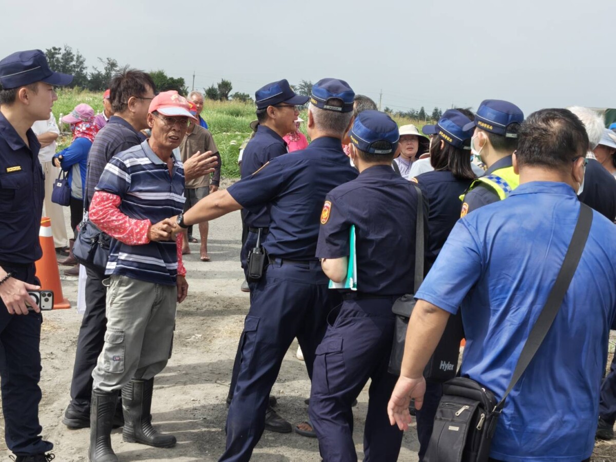 大城二塔動土現衝突　反對村民高喊「鄉長下台」