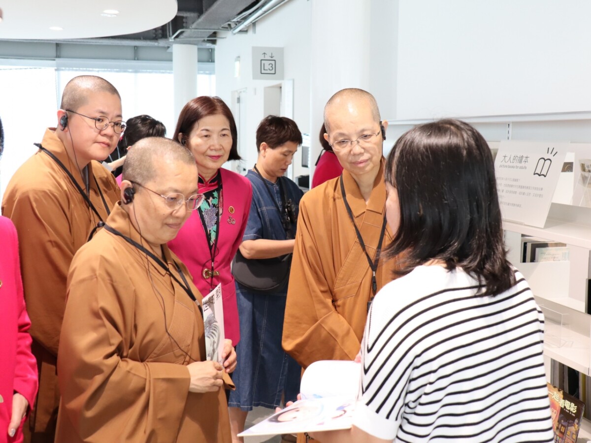 ▲佛光山惠中寺參訪綠美圖。(圖/記者顏淑娟翻攝)