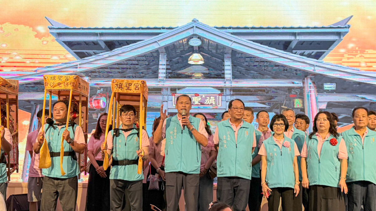 ▲高雄旗山旗聖宮今晚在漢神巨蛋宴會廳舉辦「公益壽宴」，邀請媽祖與民眾同樂，向全天下母親致敬，也透過實際行動關懷弱勢與特殊家庭。（圖/旗聖宮提供）