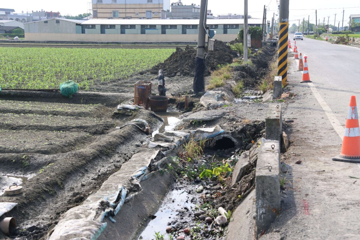 崙背農水路老舊破損釀淹水危機　雲縣府砸888萬全面改善